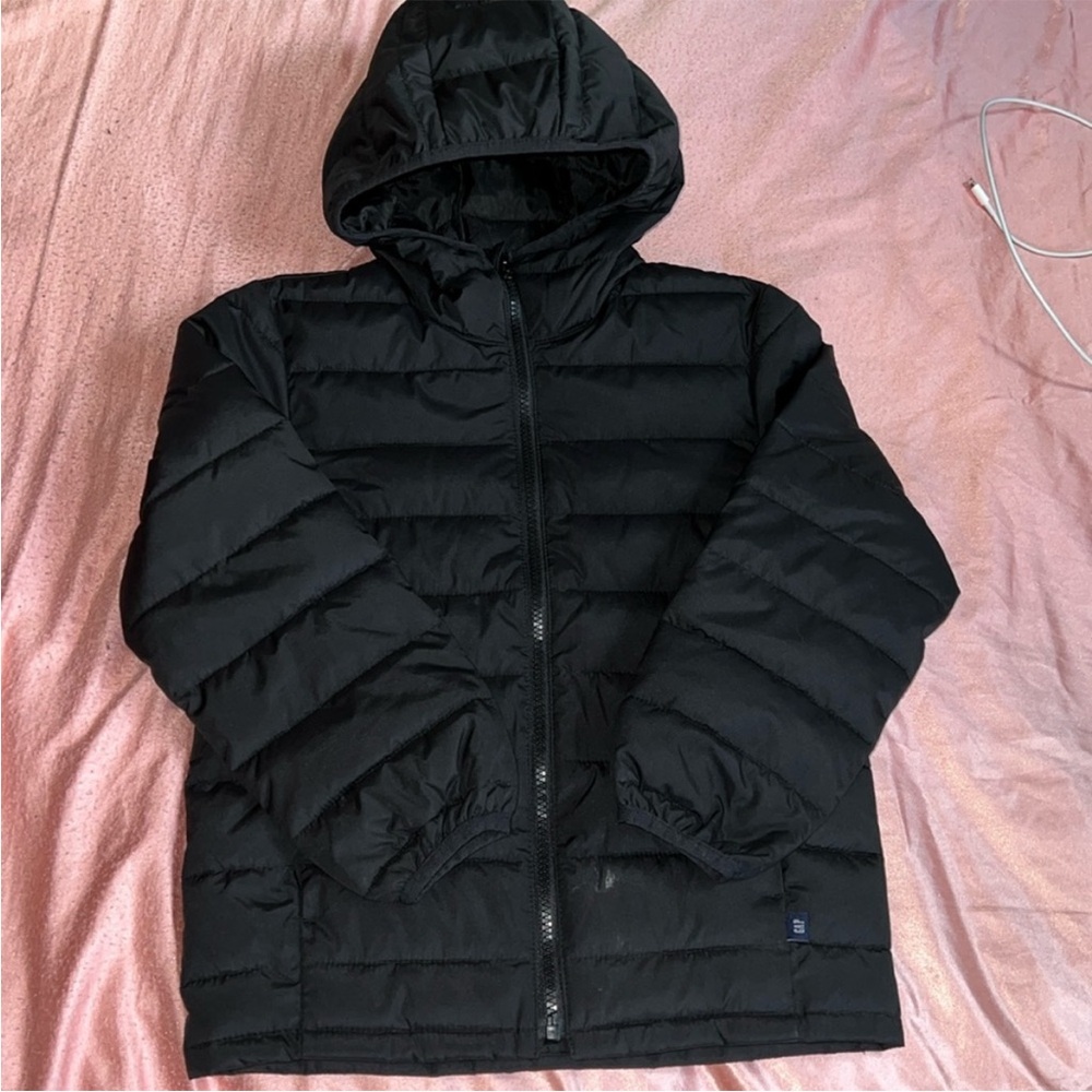 GAP Kids | Boys Size S (6-7Yrs) Black Cold Control Puffer Jacket